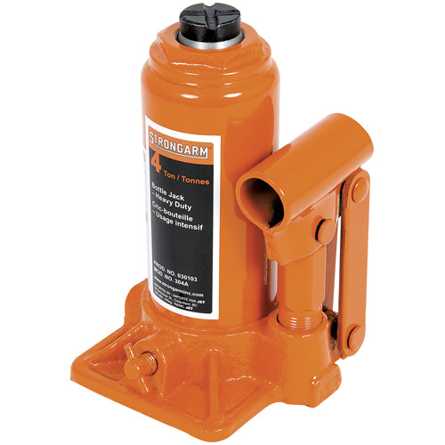 Strongarm 030103 304A Bottle Jack 304A Bottle Jack, 4 tons, Manual Hydraulic, 12-1/4" Raised Height - Each