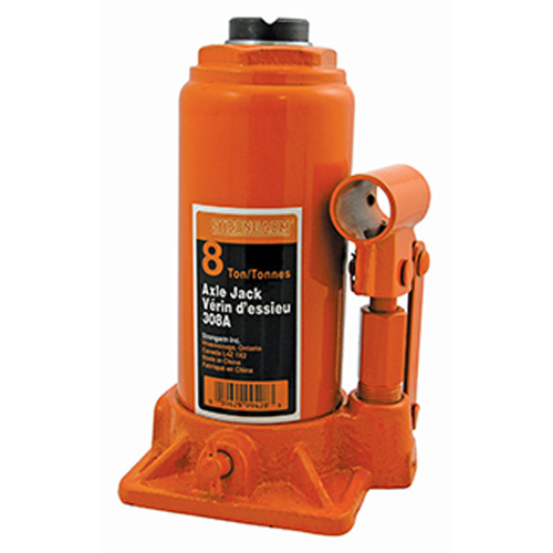 Strongarm 030105 308A Bottle Jack 308A Bottle Jack, 8 tons, Manual Hydraulic, 15-3/4" Raised Height - Each