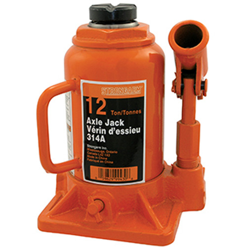 Strongarm 030107 314A Bottle Jack 314A Bottle Jack, 12 tons, Manual Hydraulic, 13" Raised Height - Each