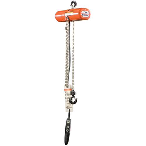 Columbus Mckinnon C2047 ShopStar Electric Hoists, 10' Lift, 300 lbs. (0.15 tons) Capacity, 16 FPM-(Each)