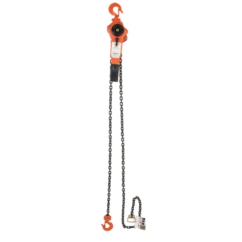 Vanguard Steel 3855 1507 Lever Chain Hoist Lever Chain Hoist, 15' Lift, 1500 lbs. (0.75 tons) Capacity, Alloy Steel Chain - Each
