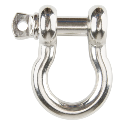 Vanguard Steel 3913 0012 Screw Pin Anchor Shackle Screw Pin Anchor Shackle, 3/16", Screw Pin, Stainless Steel - Each