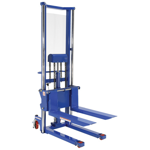 Vestil HYD-15 Hefti-Lift Load Stacker Hefti-Lift Load Stacker, Foot Pump Operated, 1500 lbs. Capacity, 63" Max Lift - Each