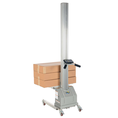 Vestil PEL-100A-D3 Quick Lift Stacker Quick Lift Stacker, Electric Operated, 125 lbs. Capacity, 72" Max Lift - Each