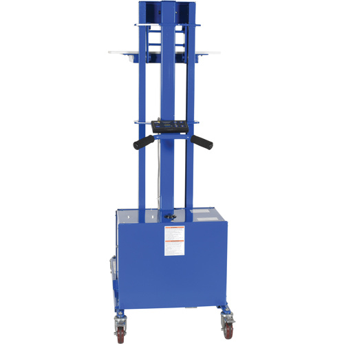 Vestil PEL-400S-57-D3 Quick Lift Stacker Quick Lift Stacker, Electric Operated, 400 lbs. Capacity, 57" Max Lift - Each