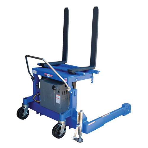 Vestil TMS-20-DC Straddled Ergonomic Tilter Straddled Ergonomic Tilter, 90° Tilt, 2000 lbs. Capacity, 72-13/16" L x 57-1/4" W x 29-1/4" H - Each
