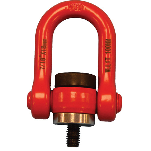 Vanguard Steel 2978 60812 VQ Swivel Hoist Lifting Ring VQ Swivel Hoist Lifting Ring, M8, 12 mm Thread Length, Alloy Steel - Each