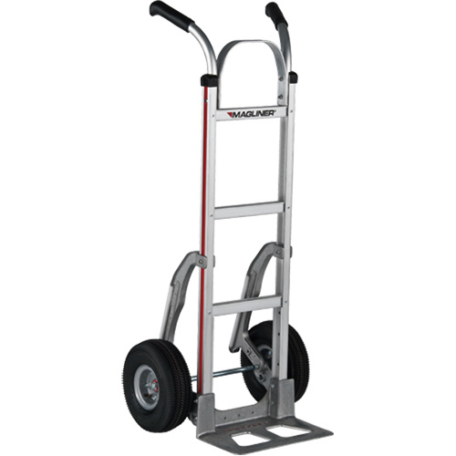 Magliner HMK116AA45 Knocked Down Hand Truck, Dual Handle, Aluminum, 48" Height, 500 lbs. Capacity-(Each)