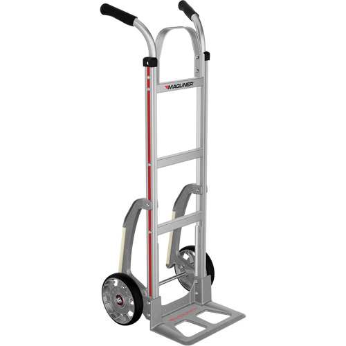 Magliner HMK116AA15 Knocked Down Hand Truck, Dual Handle, Aluminum, 48" Height, 500 lbs. Capacity-(Each)