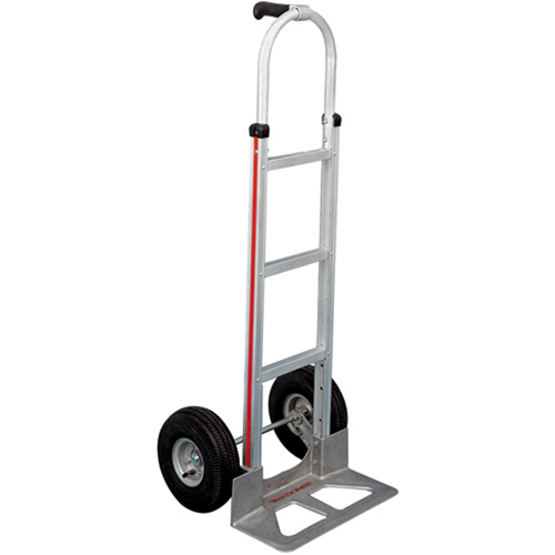 Magliner HMK117UA4 Knocked Down Hand Truck, Single Grip Handle, Aluminum, 52" Height, 500 lbs. Capacity-(Each)