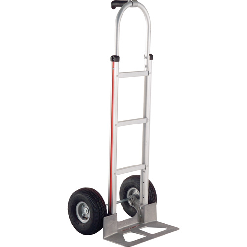 Magliner HMK117UA1 Knocked Down Hand Truck, Single Grip Handle, Aluminum, 52" Height, 500 lbs. Capacity-(Each)