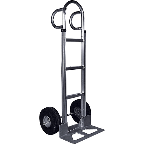 Magliner HMK1LBUA1 Knocked Down Hand Truck, P-Handle Handle, Aluminum, 52" Height, 500 lbs. Capacity-(Each)