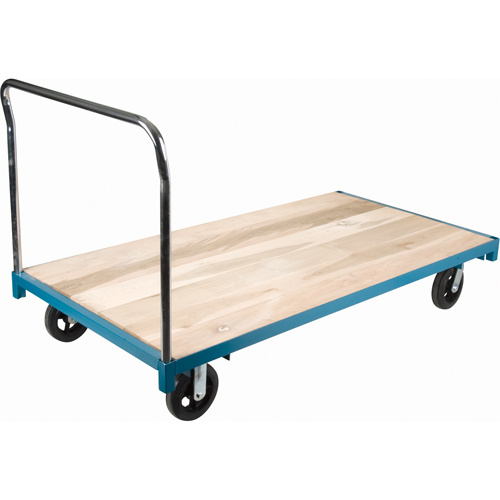 KLETON Heavy-Duty Platform Truck Heavy-Duty Platform Truck, 96" L x 48" W, 2000 lbs. Capacity, Rubber Casters - Each