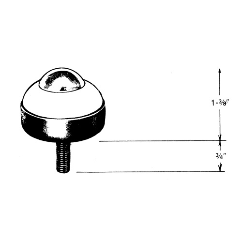 Can Am OTSP4230 Steel Ball Transfers Steel Ball Transfers - Each