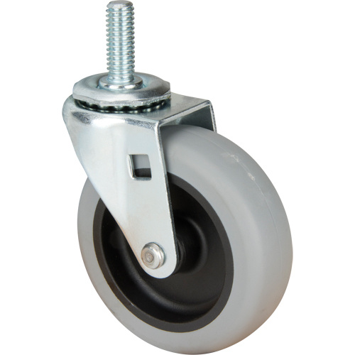 Faultless 93232 Stem Caster Stem Caster, Swivel, 3" (76 mm) Dia., 80 lbs. (36 kg.) Capacity - Each