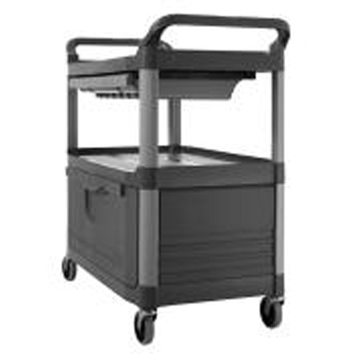 Rubbermaid FG409400GRAY Equipment Cart Equipment Cart, 40-5/8" x 37-7/8" x 20", 300 lbs. Capacity - Each