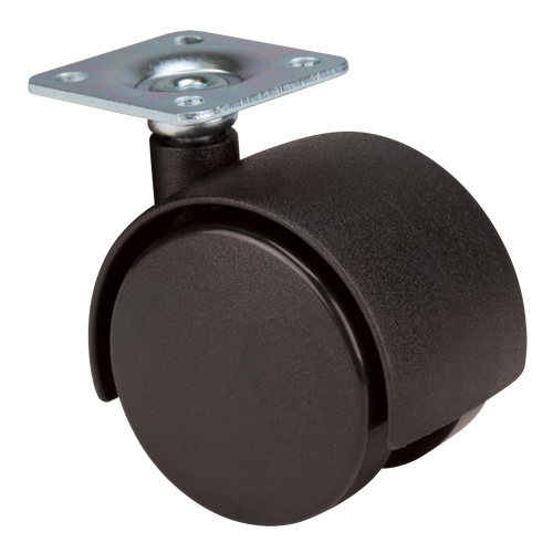 Algood 03T4-050-A15D Twin Wheel Casters (300/400 Series) Twin Wheel Casters (300/400 Series), Swivel, 2" (51 mm), Plastic, 75 lbs. (34 kg.) - Each
