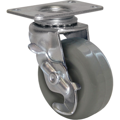 Algood S0803-A17D-UG-SLB General Purpose Caster General Purpose Caster, Swivel with Brake, 2" (51 mm), Urethane, 85 lbs. (38 kg.) - Each