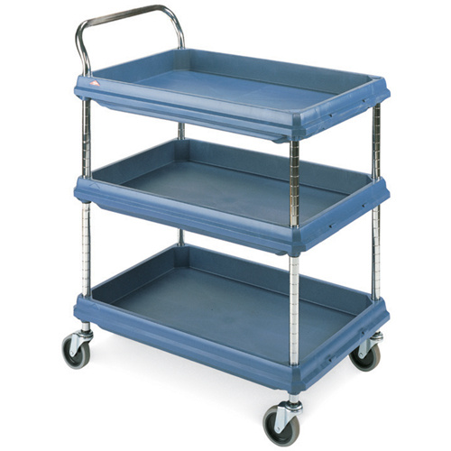 Metropolitan Wire BC2030-3DG Deep Ledge Utility Cart Deep Ledge Utility Cart, 3 Tiers, 21" x 41" x 33", 400 lbs. Capacity - Each