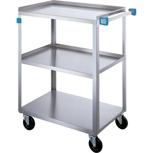 Lakeside Material Handling 352 Shelf Cart, 3 Tiers, 18" W x 39" H x 31" D, 500 lbs. Capacity-(Each)