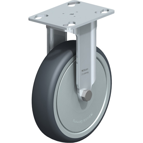 Blickle BKPA-TPA 126KF Caster, Rigid, 5" (127 mm), Thermoplastic Rubber, 220 lbs. (100 kg.)-(Each)