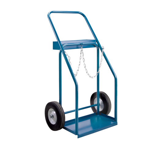 KLETON ML417 Gas Cylinder Carts, Semi-Pneumatic Wheels, 19" W x 10" L Base, 1000 lbs.-(Each)