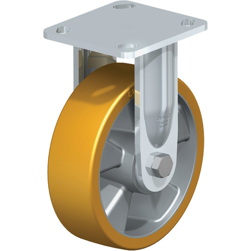 Blickle BEHS-ALTH 160K-14 Heavy-Duty Kingpinless Caster, Rigid, 6-5/16" (160.3375 mm), Polyurethane, 1210 lbs. (550 kg.)-(Each)