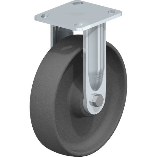 Blickle BEHS-POG 200K-14 Heavy-Duty Kingpinless Caster, Rigid, 8" (203.2 mm), Nylon, 1250 lbs. (567 kg.)-(Each)