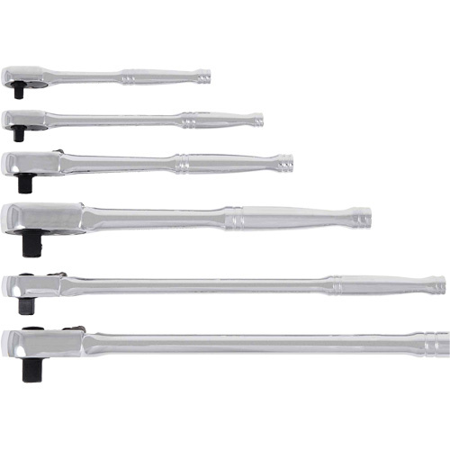 JET 672927 RHQ-12L Long Handle Oval Head Ratchet Wrench RHQ-12L Long Handle Oval Head Ratchet Wrench, 1/2" Drive, Plain Handle - Each