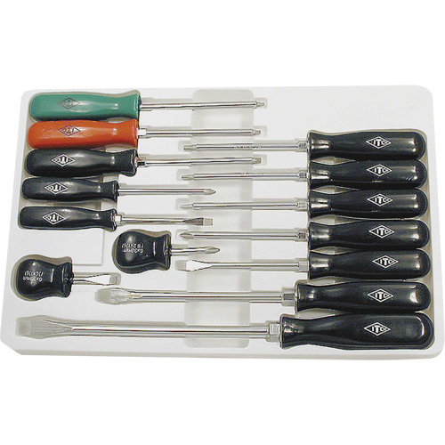 JET 20911 ISD-14 ABS Handle Screwdriver Set ISD-14 ABS Handle Screwdriver Set, 14, Magnetic - Each