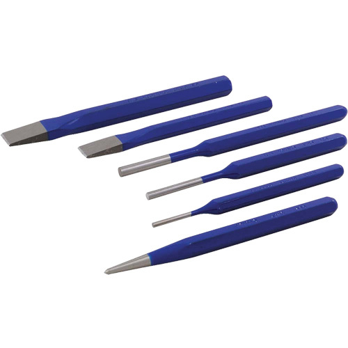 Gray Tools C6LR Punch & Chisel Set Punch & Chisel Set, 6 Pieces - Each