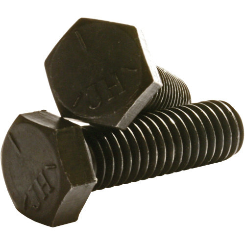 Hex Head Cap Screw, 7/16" Dia., 2" L, Zinc Plated, Coarse, Grade 5-(Each)