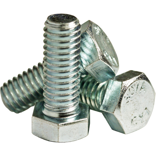 Hex Head Cap Screw, 3/4" Dia., 4-1/2" L, Zinc Cr+3, Coarse, Grade Grade A-(Each)