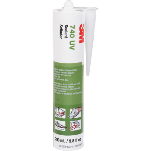 3M 740-CART-GRY Adhesive Sealant 740 UV, 290 ml, Cartridge, Grey-(Each)