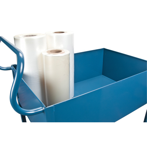 KLETON Deep Lipped Service Cart Deep Lipped Service Cart, 2 Tiers, 24" W x 47" H x 36" D, 1200 lbs. Capacity - Each