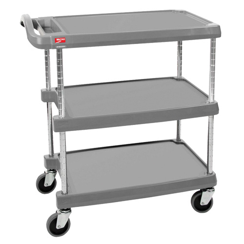 Metropolitan Wire MY1627-34G myCart™ Utility Cart myCart™ Utility Cart, 3 Tiers, 16" x 35-1/2" x 27", 400 lbs. Capacity - Each