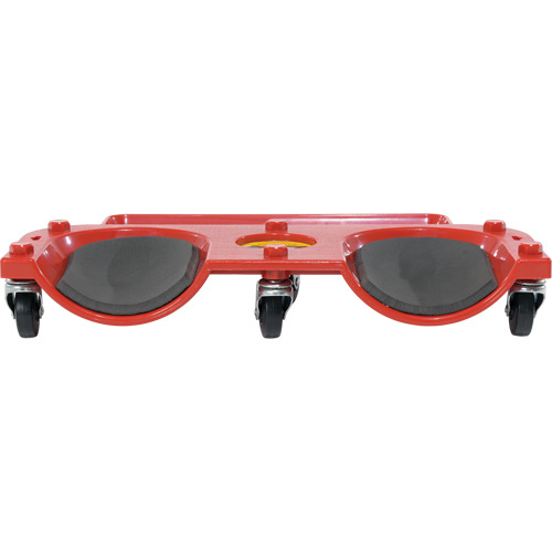 Vestil KNEE-D Rolling Knee Dolly Rolling Knee Dolly, Plastic, Red, 350 lbs. Capacity - Each