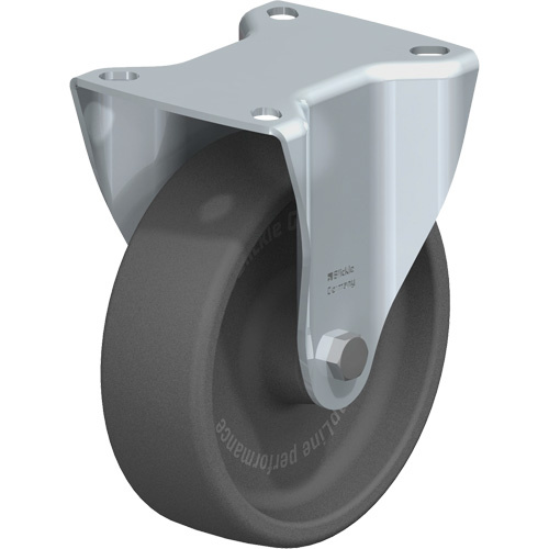 Blickle B-POHI 125G Caster, Rigid, 5" (127 mm), Heat-Resistant Thermoplastic, 330 lbs. (150 kg.)-(Each)