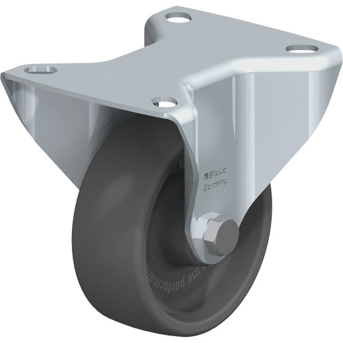 Blickle B-POHI 81G Caster, Rigid, 3-1/8" (79.5 mm), Heat-Resistant Thermoplastic, 330 lbs. (150 kg.)-(Each)