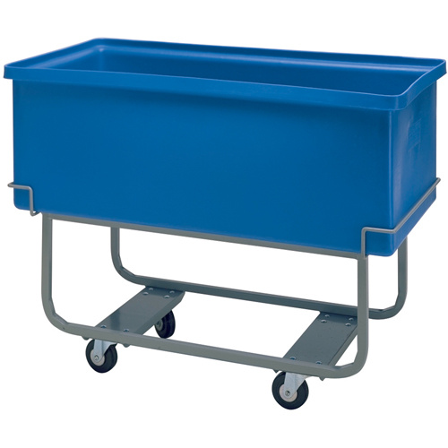 Techstar Plastics Inc 330E-BLUE Heavy Duty Elevated Starcarts™ Heavy Duty Elevated Starcarts™, Polyethylene, 48" L x 24" W x 36" H, 9 cu. ft. Volume, 1000 lbs. Capacity - Each