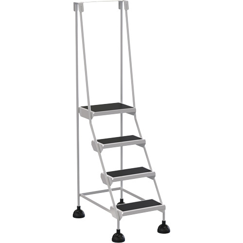 Vestil LAD-4-W Stop-Step Ladders Stop-Step Ladders, 4 Steps, 16" Step Width, 38-3/16" Platform Height, Steel - Each