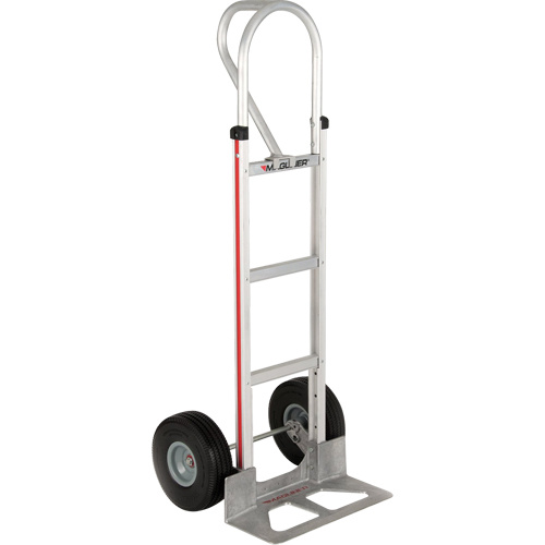 Magliner HMK15AUA4 Straight Back Hand Truck, P-Handle Handle, Aluminum, 52" Height, 500 lbs. Capacity-(Each)