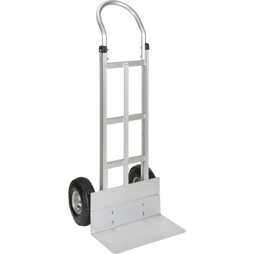 KLETON MO076 Knocked Down Hand Truck, Continuous Handle, Aluminum, 49-5/8" Height, 500 lbs. Capacity-(Each)
