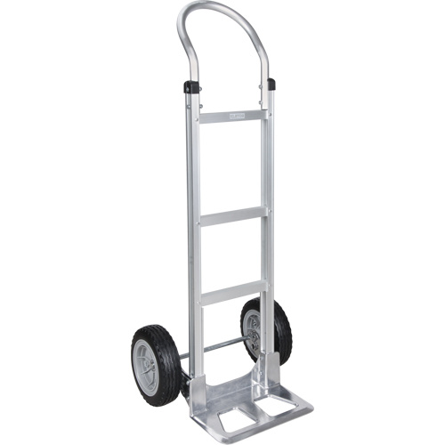 KLETON MO078 Knocked Down Hand Truck, Continuous Handle, Aluminum, 49-5/8" Height, 500 lbs. Capacity-(Each)