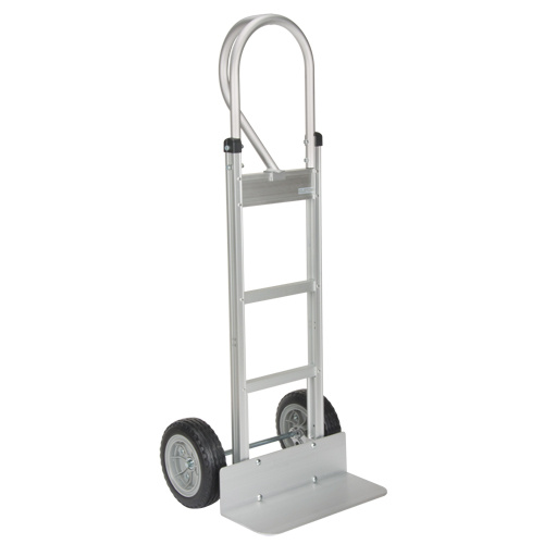 KLETON MO080 Knocked Down Hand Truck, P-Handle Handle, Aluminum, 52-1/8" Height, 500 lbs. Capacity-(Each)