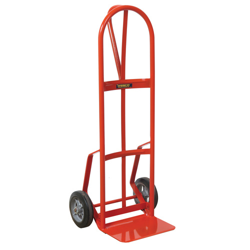 Wesco 210264 Hand Truck with Reinforced Noseplate - 126DRN-HB  Hand Truck with Reinforced Noseplate - 126DRN-HB , P-Handle Handle, Steel, 51" Height, 800 lbs. Capacity - Each