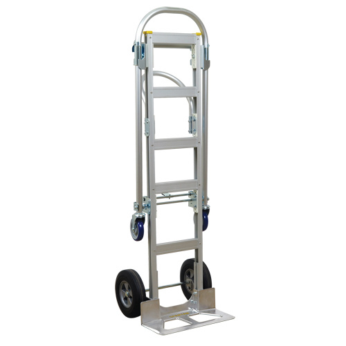 Wesco 219999 SPTN-SR-T18-SR Spartan Sr. Convertible Hand Truck SPTN-SR-T18-SR Spartan Sr. Convertible Hand Truck, Aluminum, 1000 lbs. Capacity - Each