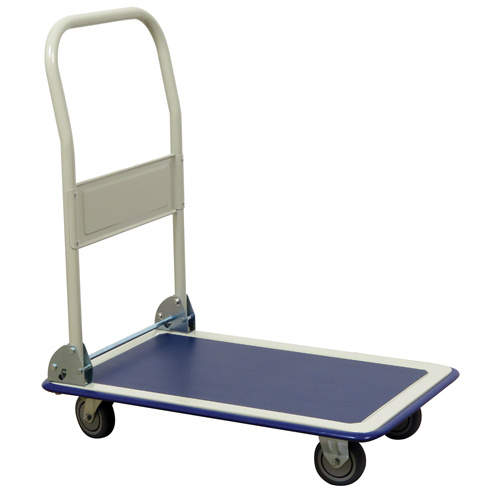 Wesco 272019 Folding Handle Platform Truck Folding Handle Platform Truck, Steel, 440 lbs., 29" L x 19" W, 32-1/2" High - Each