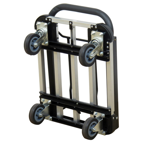 Wesco 272250 Folding Handle Platform Truck Folding Handle Platform Truck, Aluminum, 300 lbs., 28" L x 16" W, 37.75" High - Each