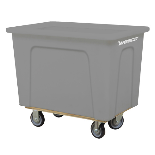 Wesco 272503 Box Truck Box Truck, Polyethylene, 32" L x 21" W x 21" H, 5 cu. Ft. Volume, 350 lbs. Capacity - Each